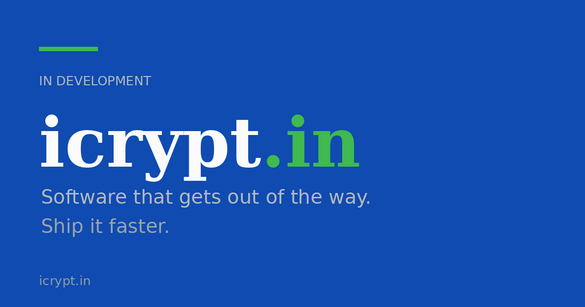 Link preview image for icrypt.in